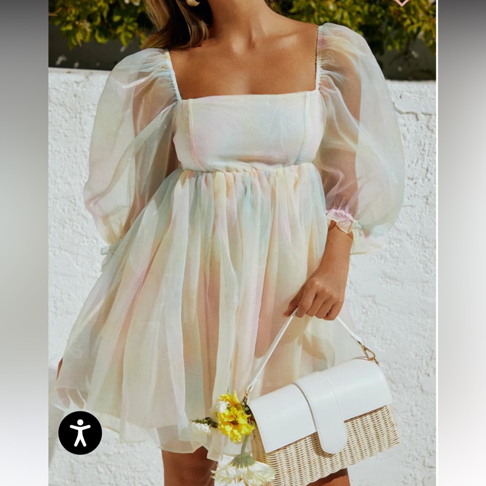 Babydoll mini dress